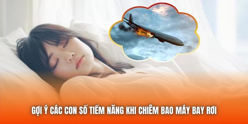 Gợi ý các con số tiềm năng khi chiêm bao máy bay rơi