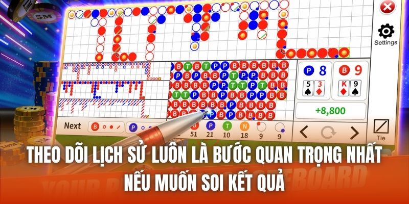 Theo dõi lịch sử luôn là bước quan trọng nhất nếu muốn soi kết quả